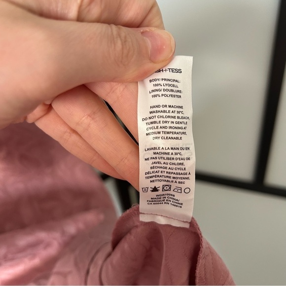 [S] Smash + Tess X Ashlee Simpson Disco Blush Pink Velvet Floral Mini Slip Dress - Picture 14 of 15